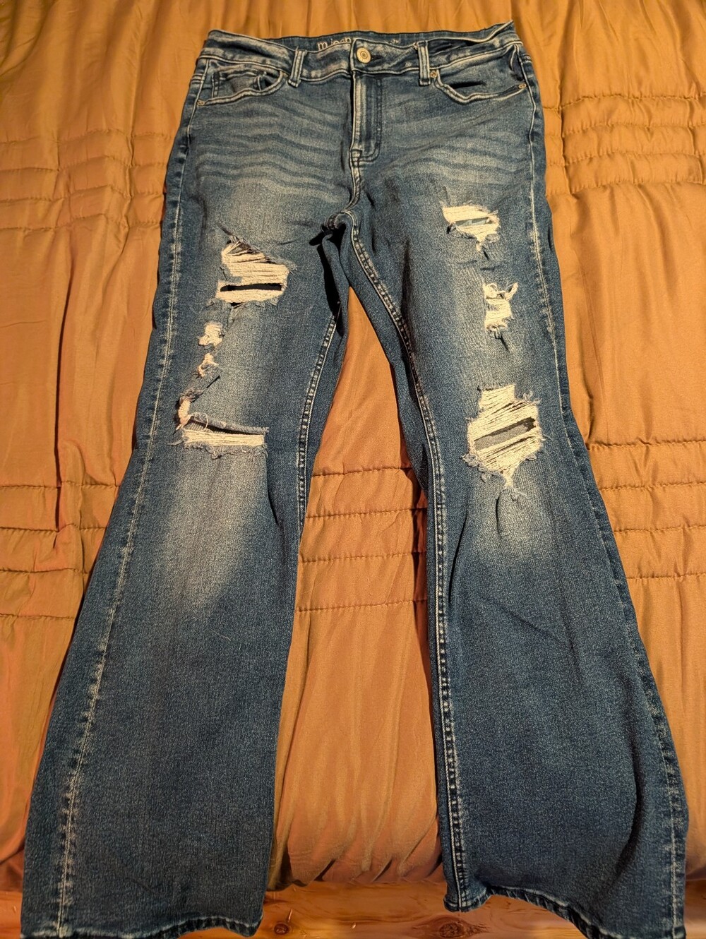 Women's Size 12 Maurices Bootcut Distressed Jeans